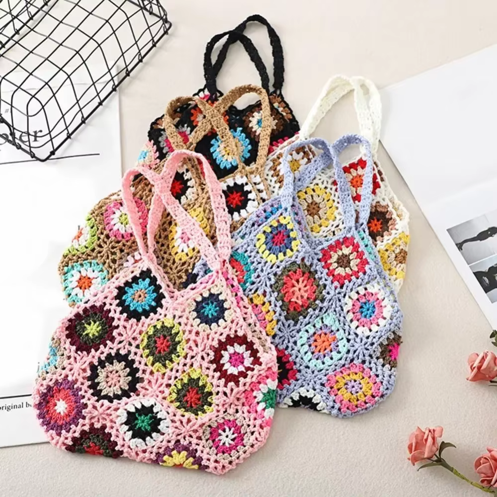 Sac fourre-tout Boho de grande capacité