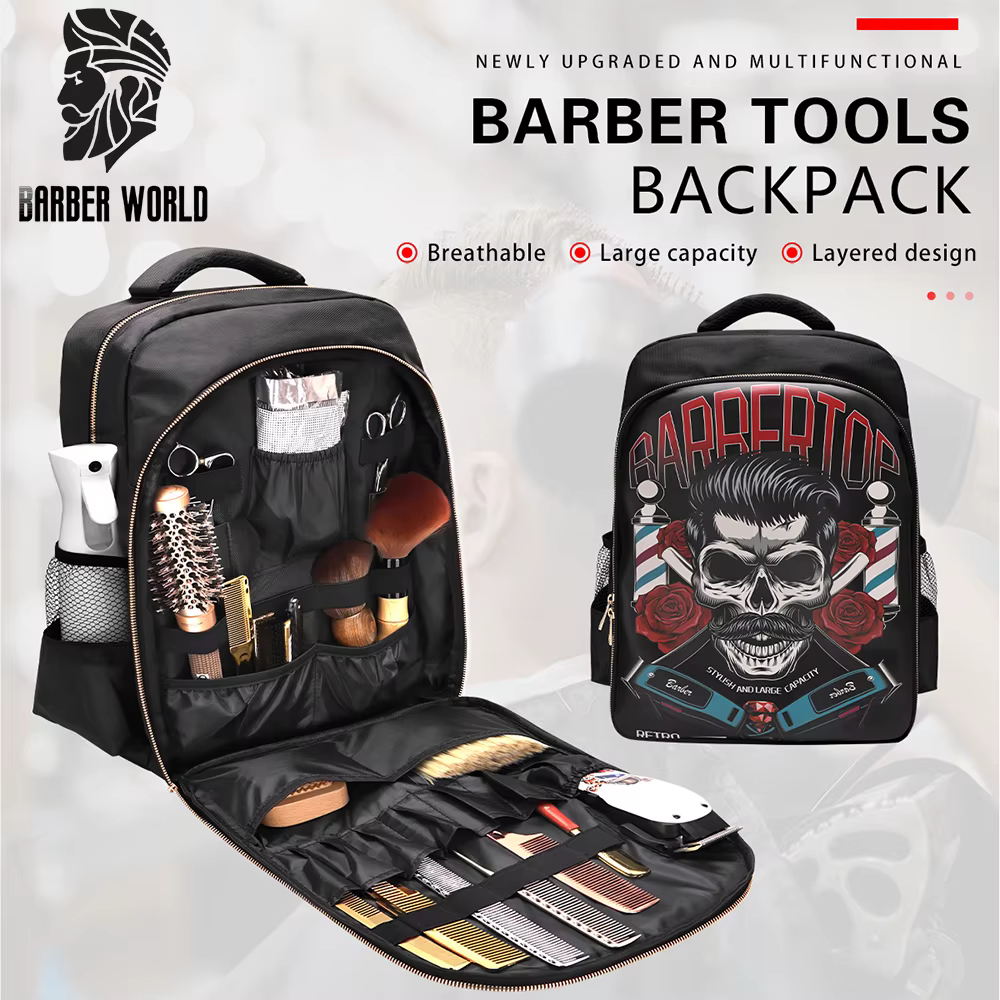 Sac à dos d'outils de coiffure