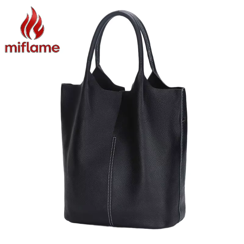 Sac à main en cuir véritable pour femme