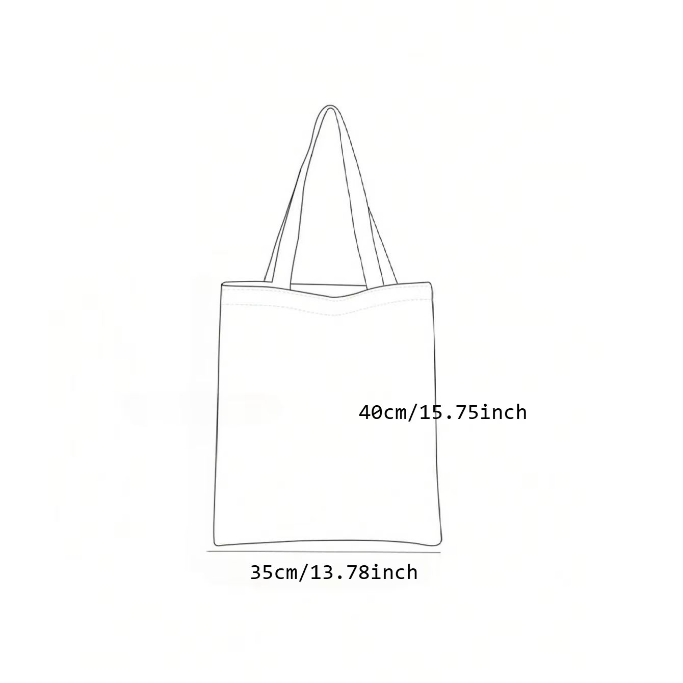 Sac fourre-tout en polyester réutilisable avec motif floral et doré de la Vierge Marie