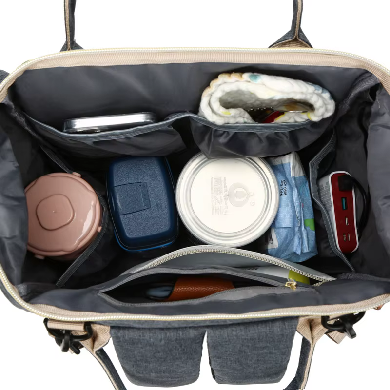 Sac à dos pour femmes de grande capacité avec plusieurs compartiments pour ranger le lait
