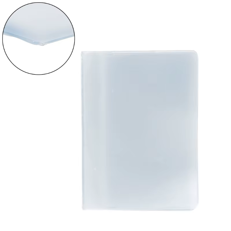 Q1QA – pochette transparente en plastique PVC pour carte de crédit