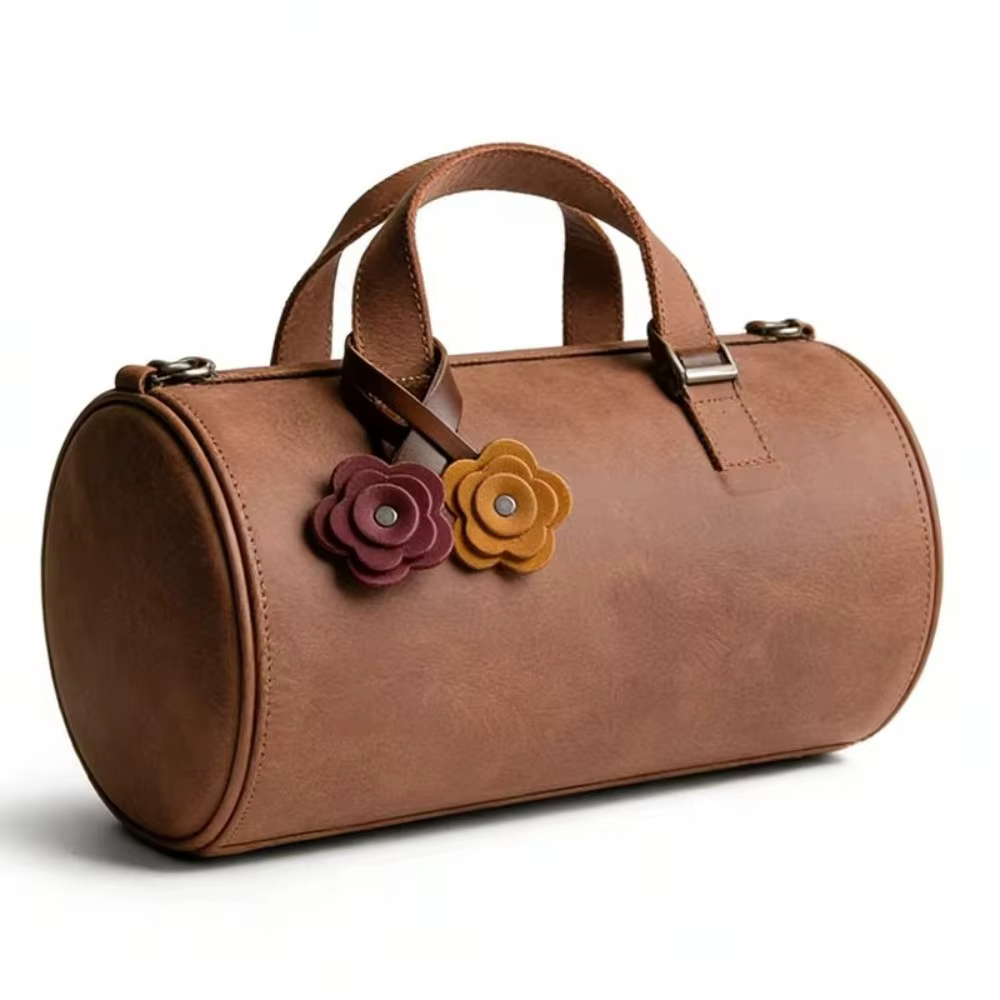 Breloque de sac vintage en forme de rose