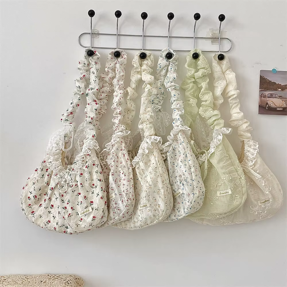 Sac à main élégant en dentelle fraîche