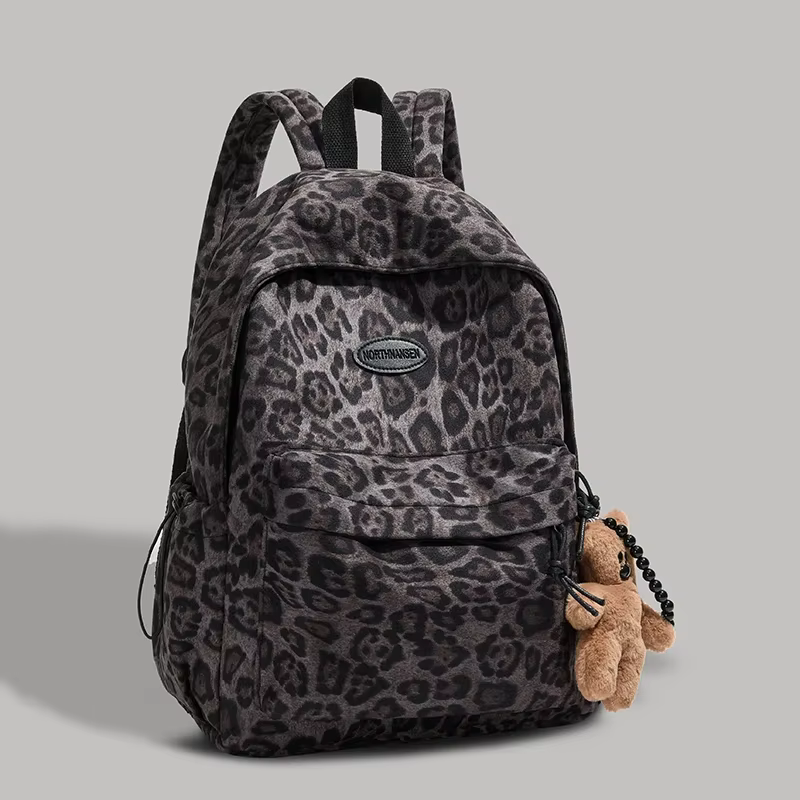 Sac à Dos Imprimé Léopard pour Femme