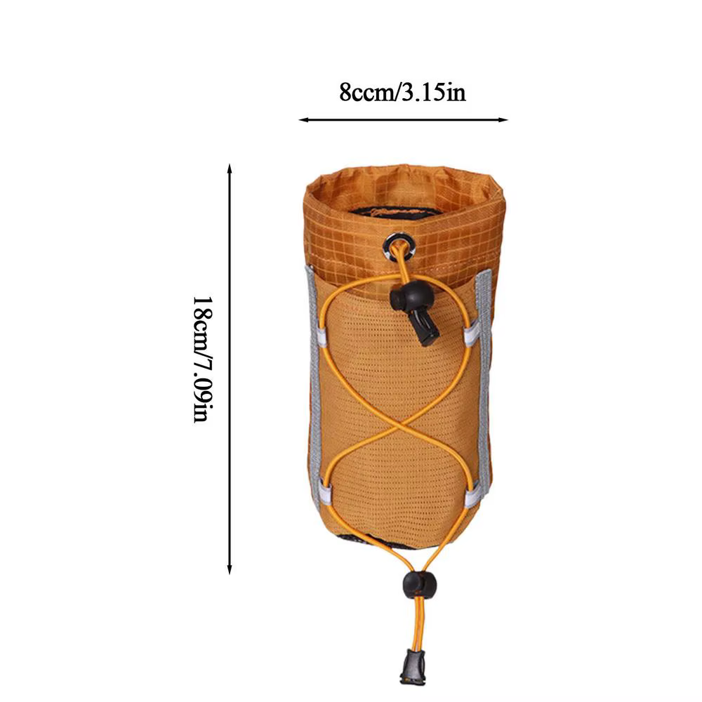 Pochette pour bandoulière de sac à dos, étanche, porte-bouteille d'eau, support de téléphone pour sac à dos, pour le camping, l'escalade, les déplacements, la marche