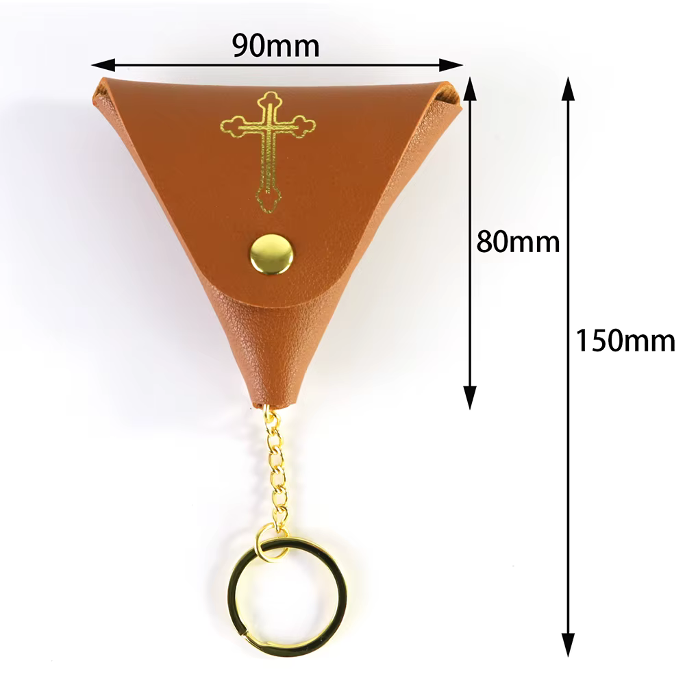 Mini sac triangulaire en cuir PU