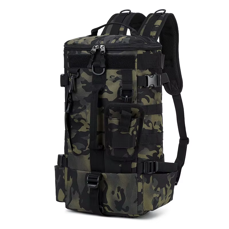 Sac à dos tactique multifonctionnel vert militaire pour hommes