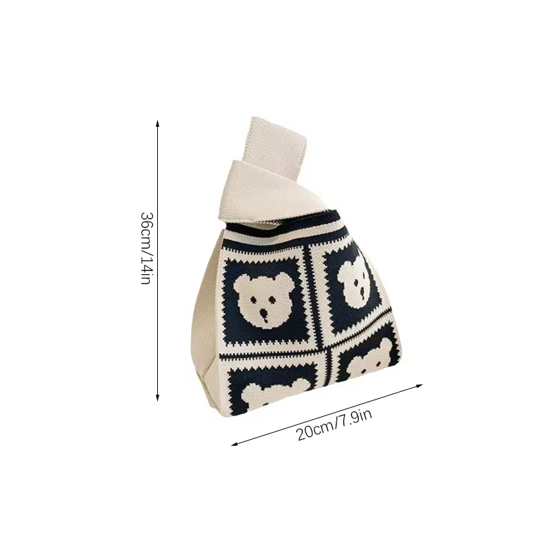 Sacs à main en tricot faits à la main pour femmes
