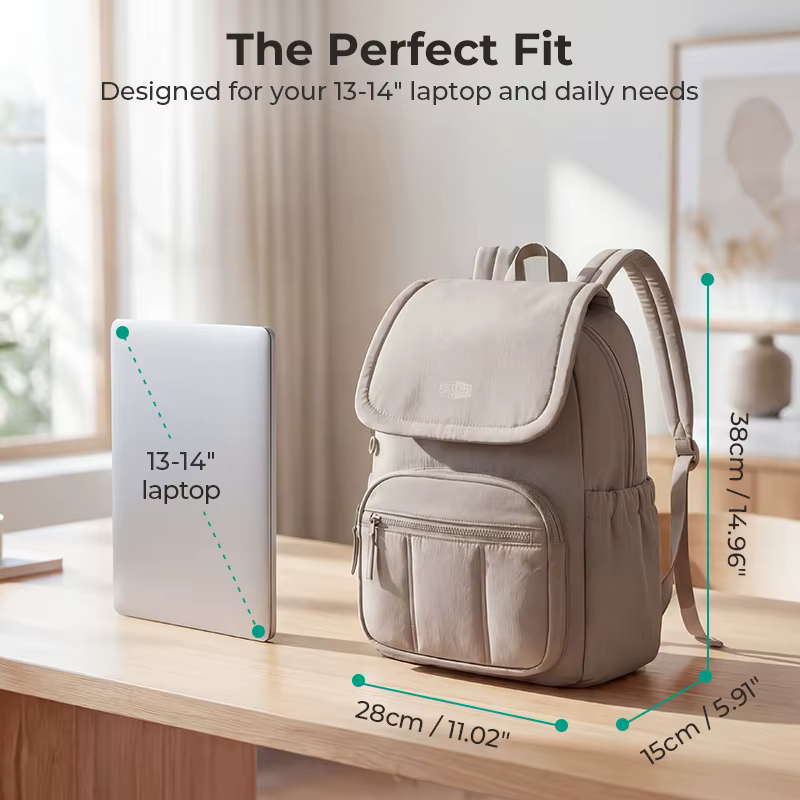 BAGSMART – sac à dos pour ordinateur portable 13 14 pouces