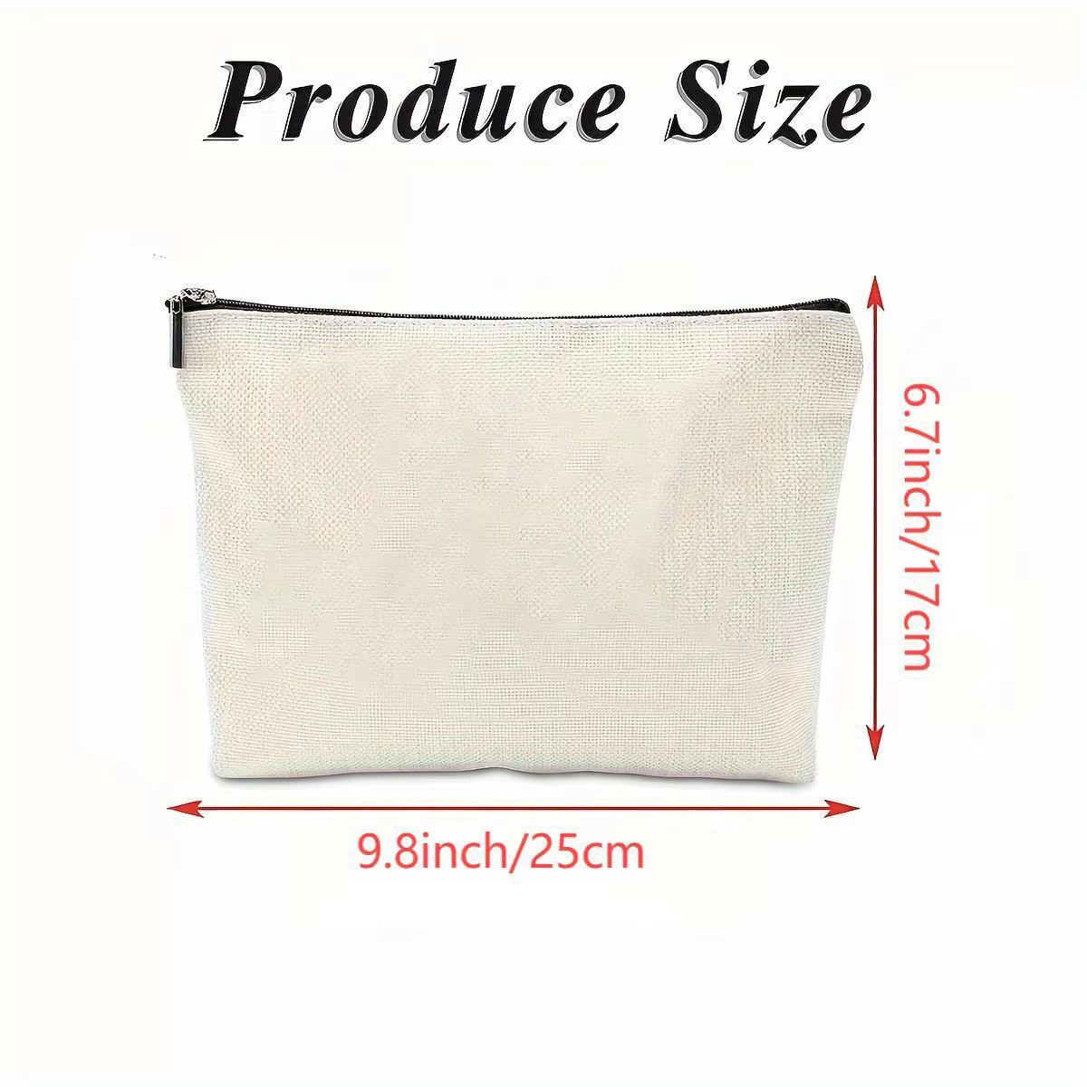 Un sac de maquillage Paris - Pochette multifonctionnelle à fermeture éclair