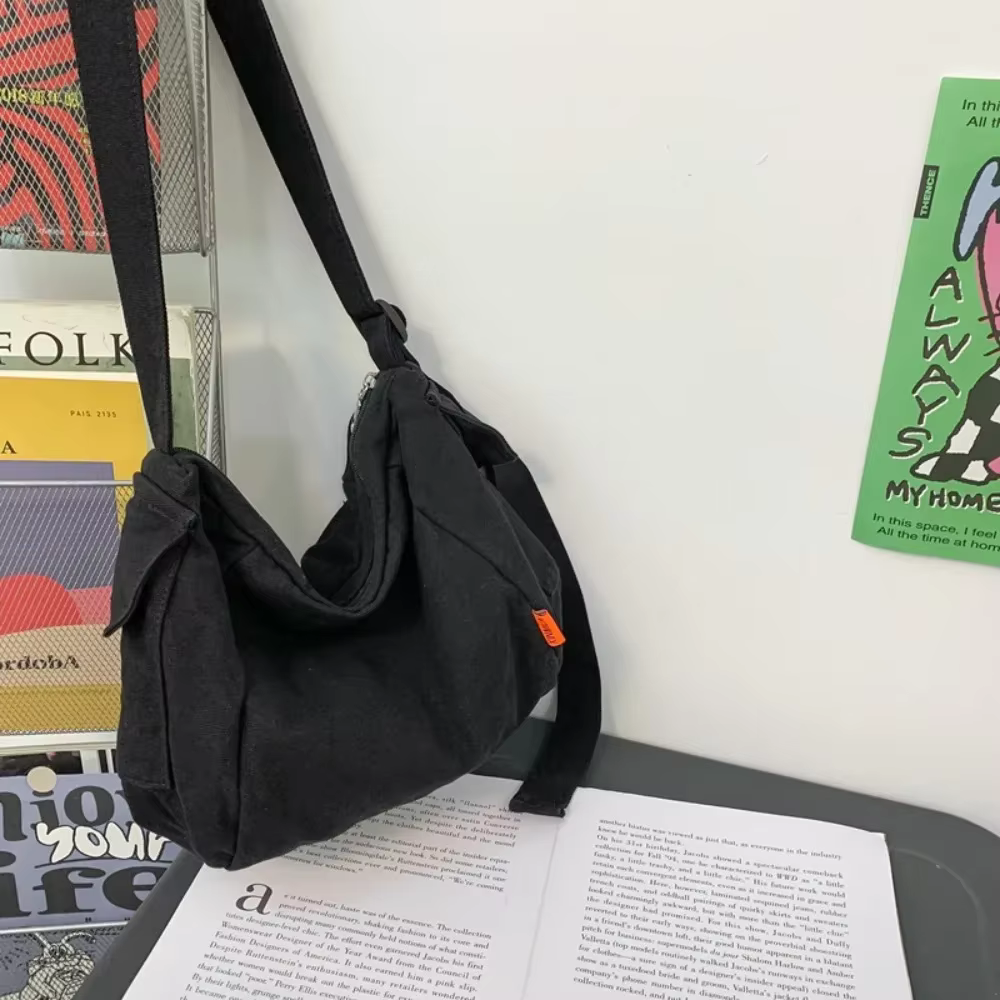 Hobo – sac à bandoulière en tissu toile pour femmes