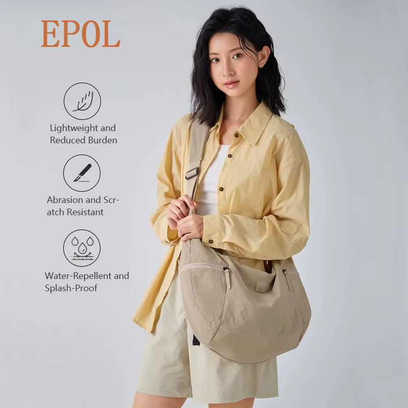 EPOL grand sac à bandoulière pour femme en Nylon sac