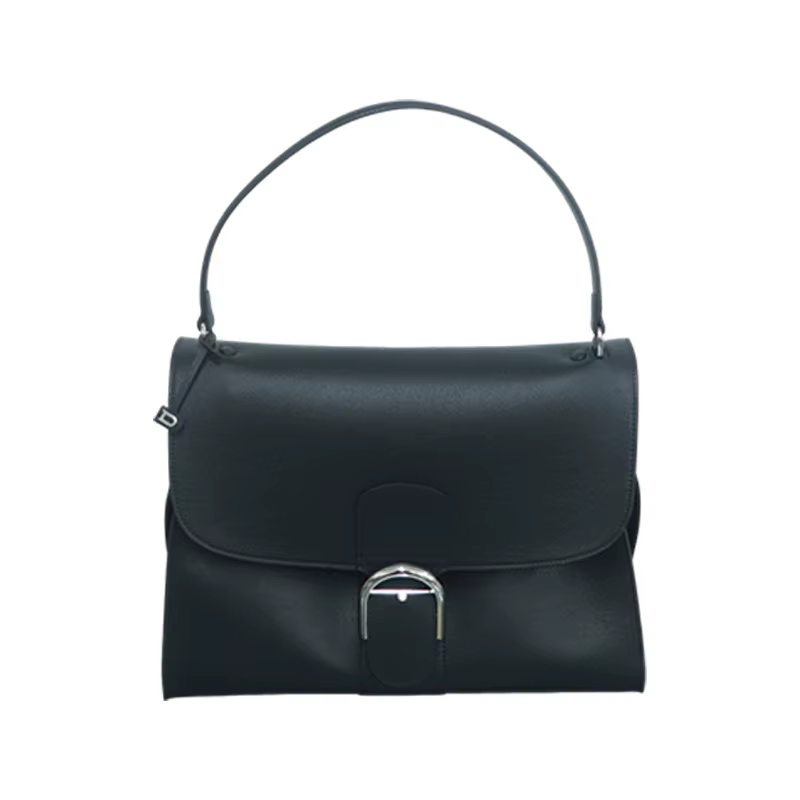 Sac à main en cuir brillant taille L
