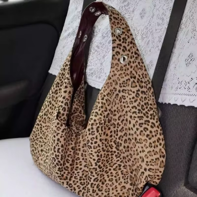 Sac à bandoulière léopard Spice Girl Double face