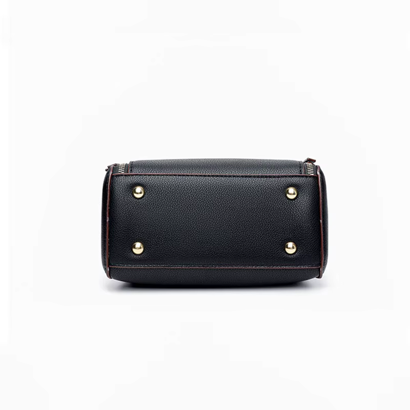 Petits sacs à bandoulière seau pour femmes, sacoches de luxe de styliste en cuir PU, sacs à main décontractés de couleur unie pour dames