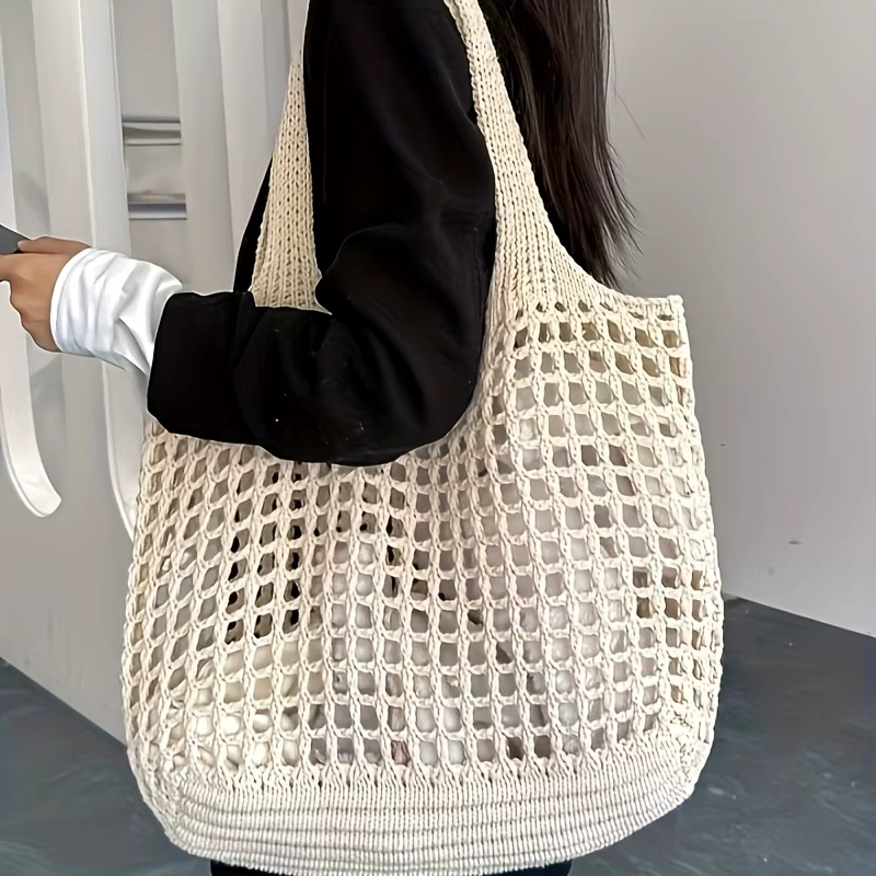 Sac fourre-tout en crochet pour femme