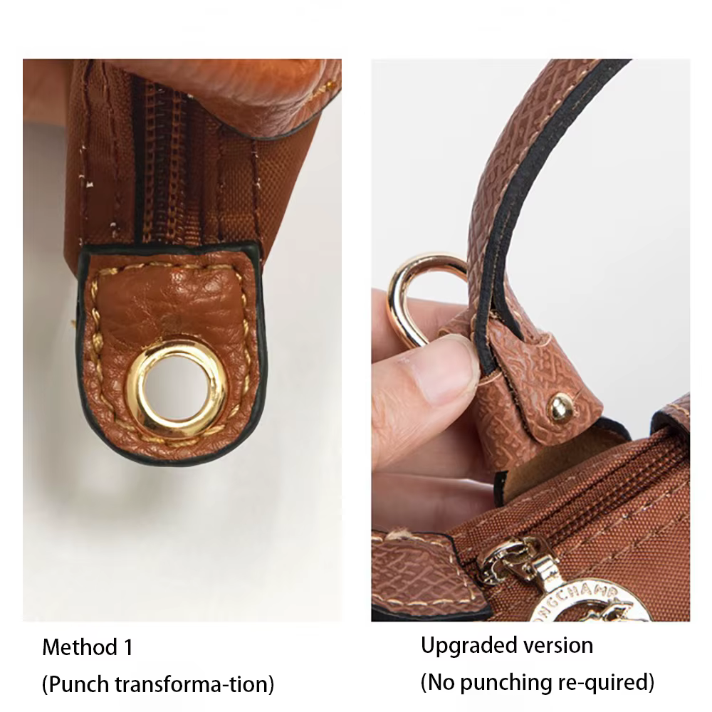 Sangle de sac en cuir véritable pour Longchamp