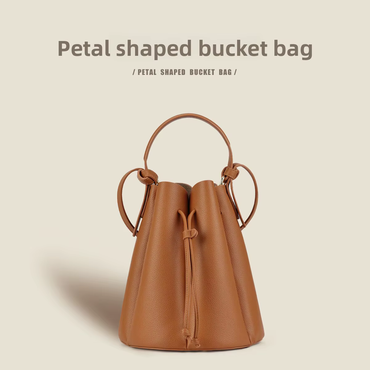 Sac seau à pétales tendance pour femmes