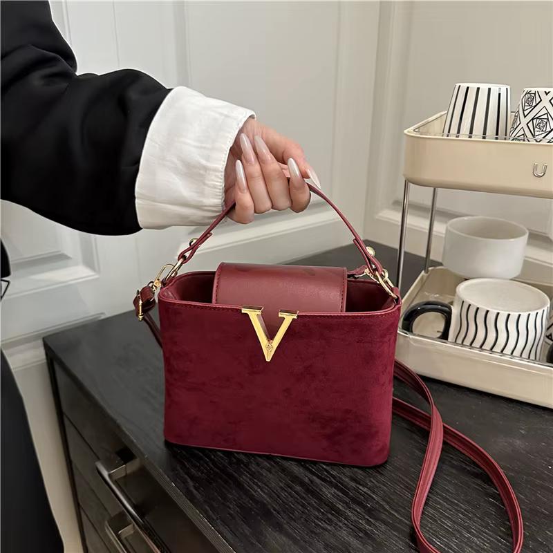 Mini sac en daim à la mode pour femmes