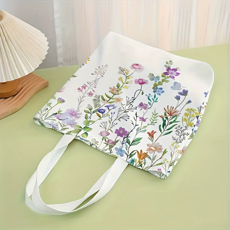Sac fourre-tout imprimé fleur