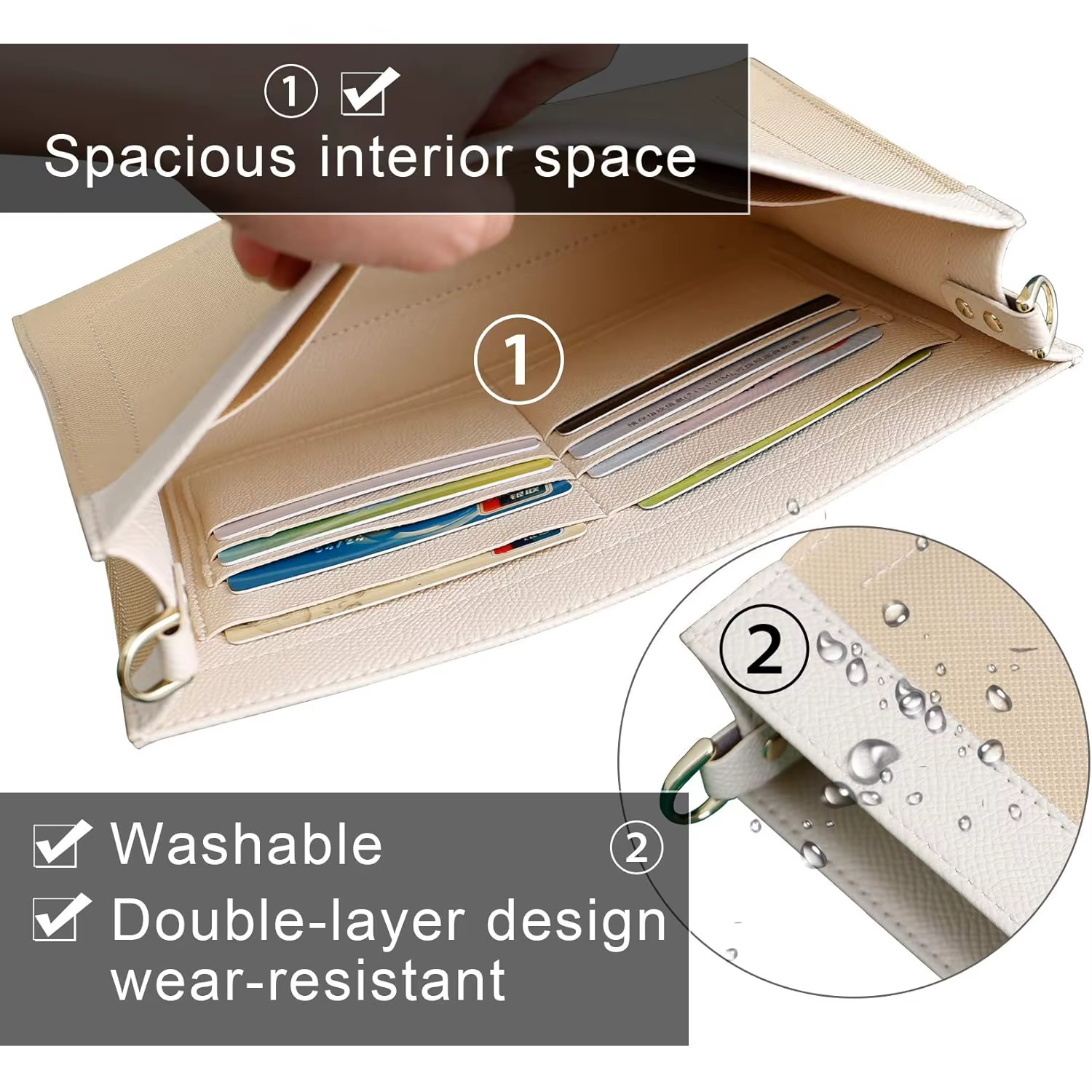 Organisateur de sac à main compatible avec la trousse de toilette LV 26/19