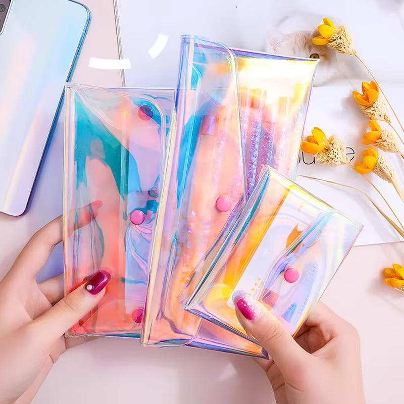 Sac à cosmétiques Transparent Laser pour femmes