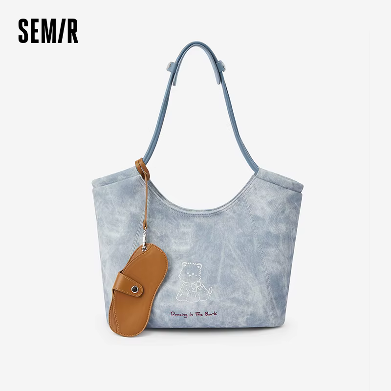 Semir sac femmes fourre-tout grande capacité trajet sac à bandoulière 2025 nouveau sac à main populaire sous les bras sac dessin animé imprimé