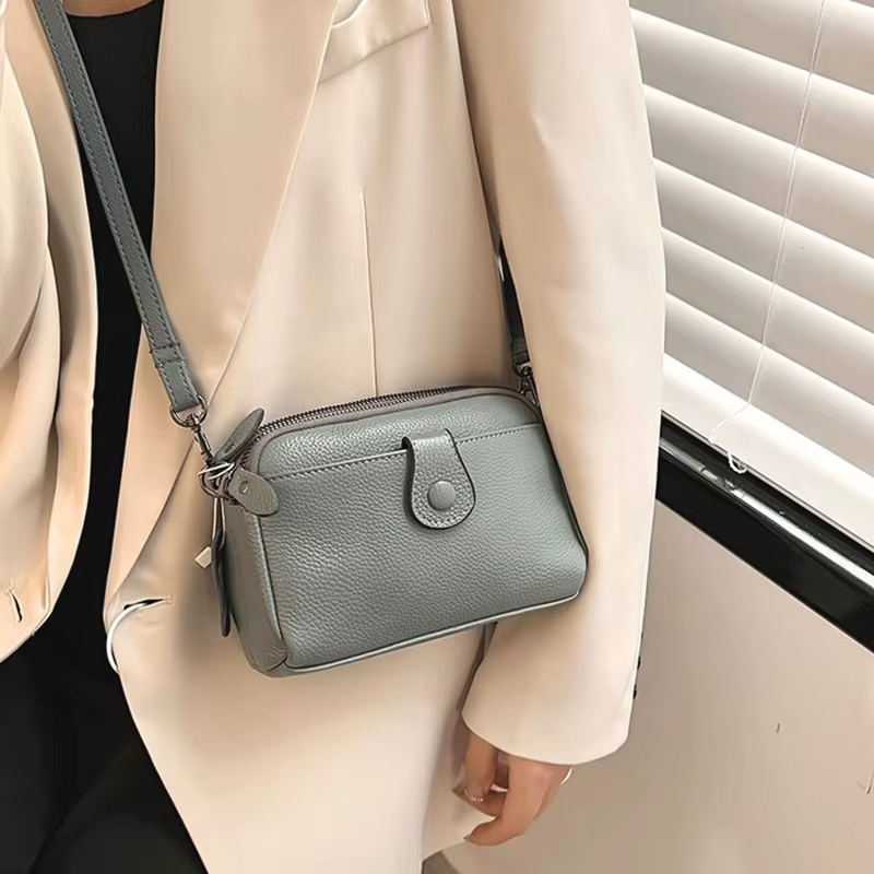 Femmes en cuir véritable sac à bandoulière nouveau décontracté femme petits sacs