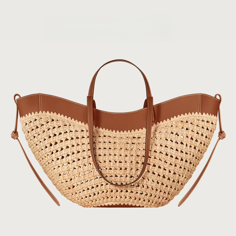 Sac fourre-tout tissé minimaliste