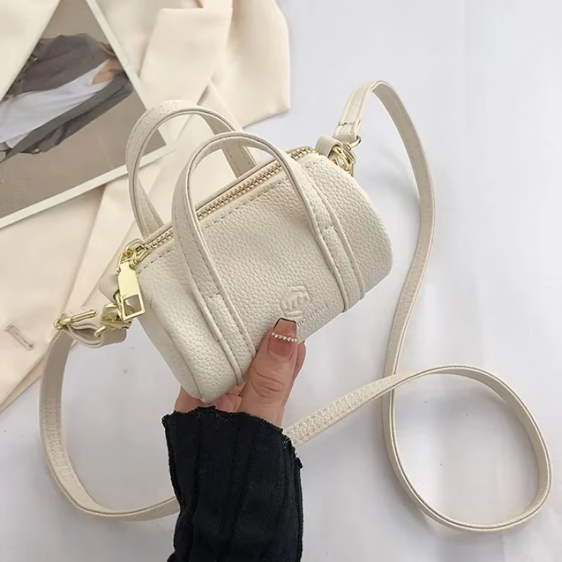 Mini sacs en cuir PU souple pour femmes