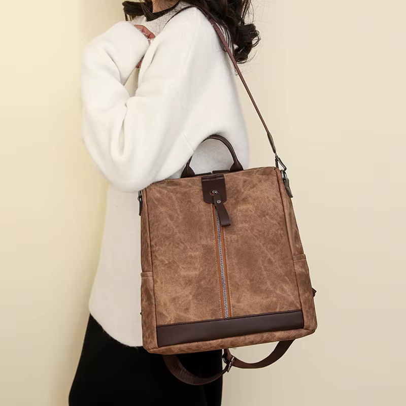 Mode Anti-vol sac à dos femme haute qualité en cuir sac à dos femmes sacs à bandoulière concepteur dames léger voyage sac à dos