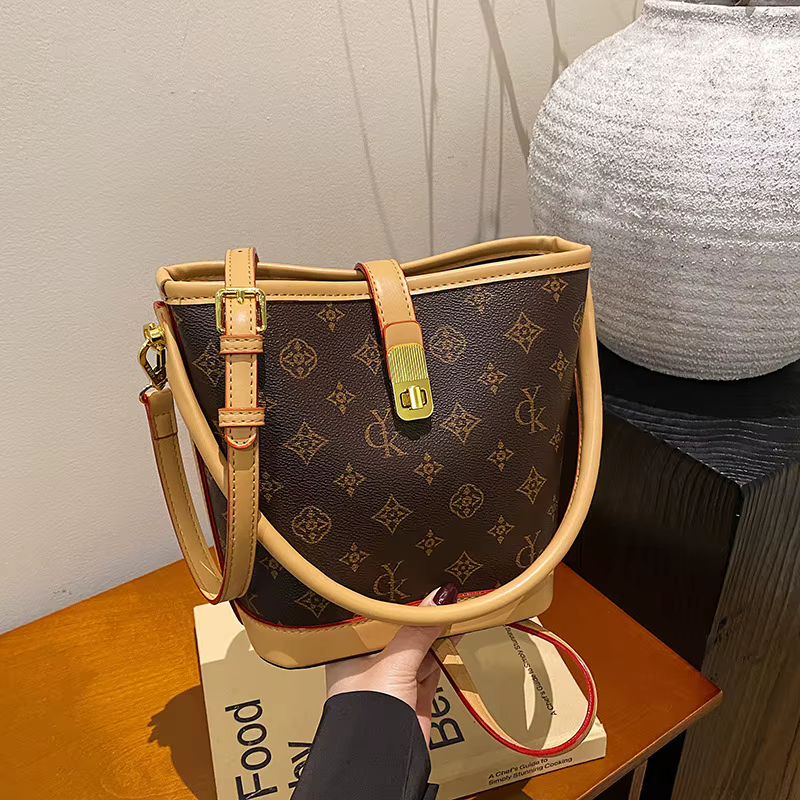 Sac seau à imprimé floral tendance pour femmes