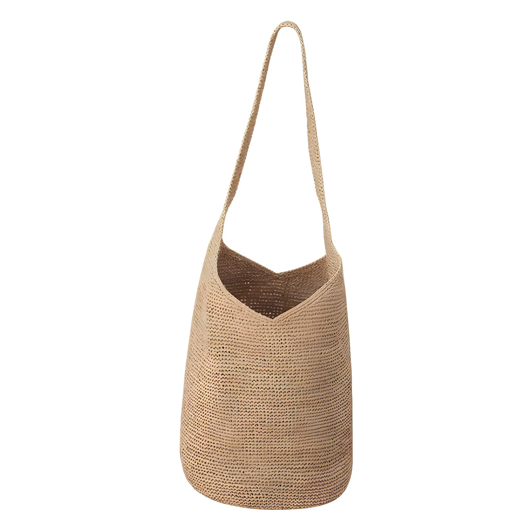 Sac seau en raphia tissé à la main pour femme