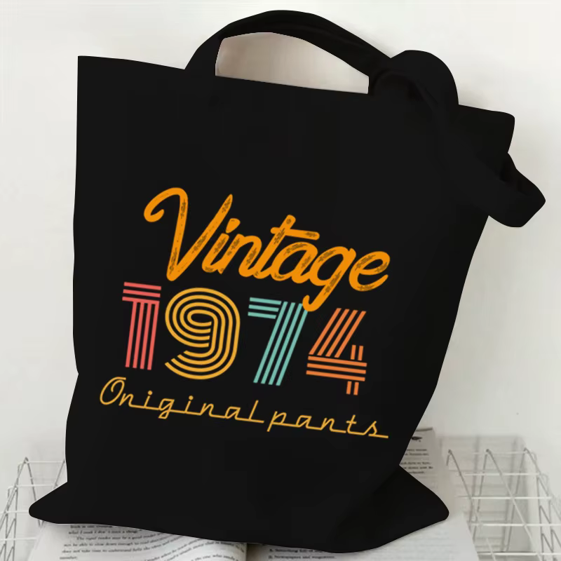 Sac fourre-tout Vintage 1974 pour femmes