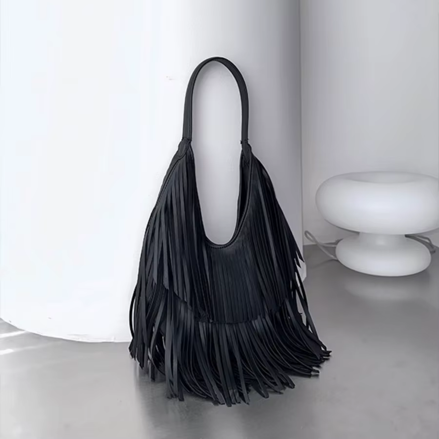 Longues glands femmes sac à main mode sacs à bandoulière pour dames sac