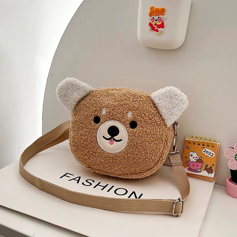 Style japonais Kawaii sac femmes dessin animé en peluche sac à bandoulière