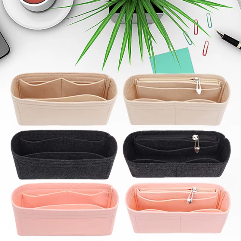 Organisateur rangement en feutre, insert pour à main, rangement poche pratique