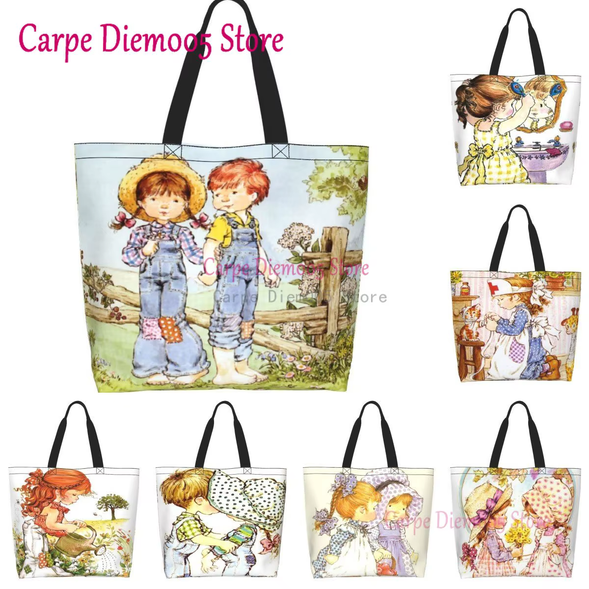 Sarah Kay – sac de Shopping imprimé pour femmes