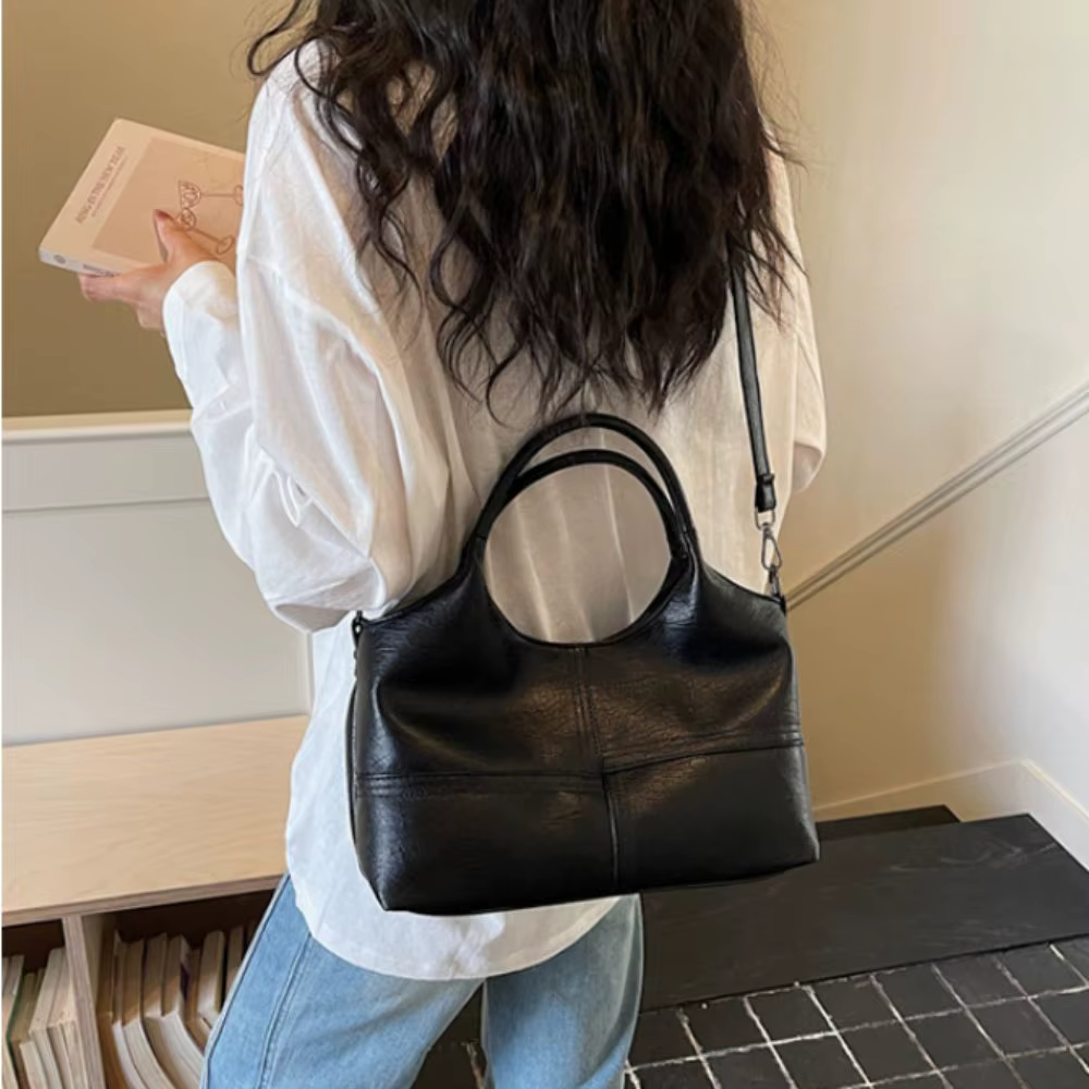 Nouveau sac bandoulière rétro multi-compartiments