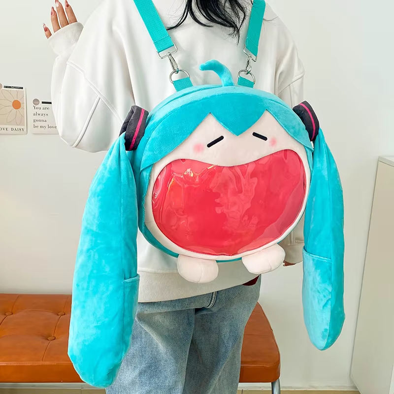 Sac à Dos en Peluche Dessin Animé Japonais Y2k