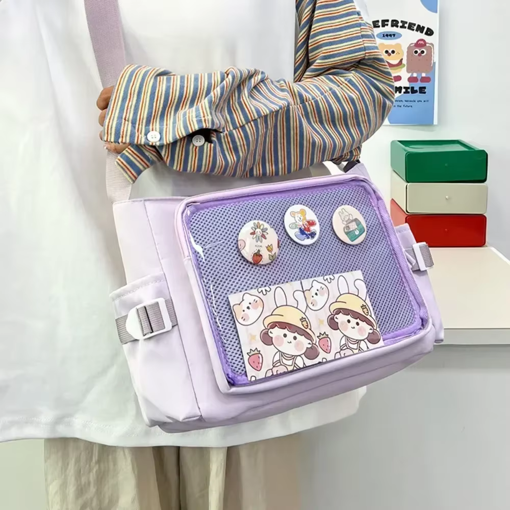 Sac à bandoulière Transparent japonais Y2K Lolita
