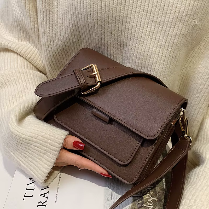 Petit sac à main de luxe en cuir PU pour femmes