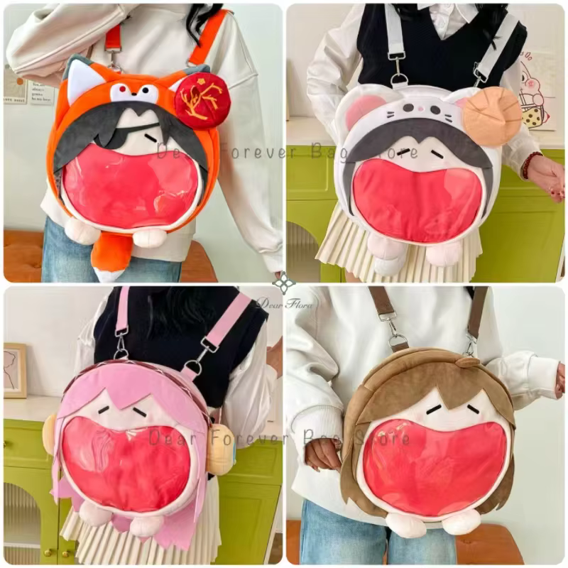 Sac à Dos en Peluche Dessin Animé Japonais Y2k