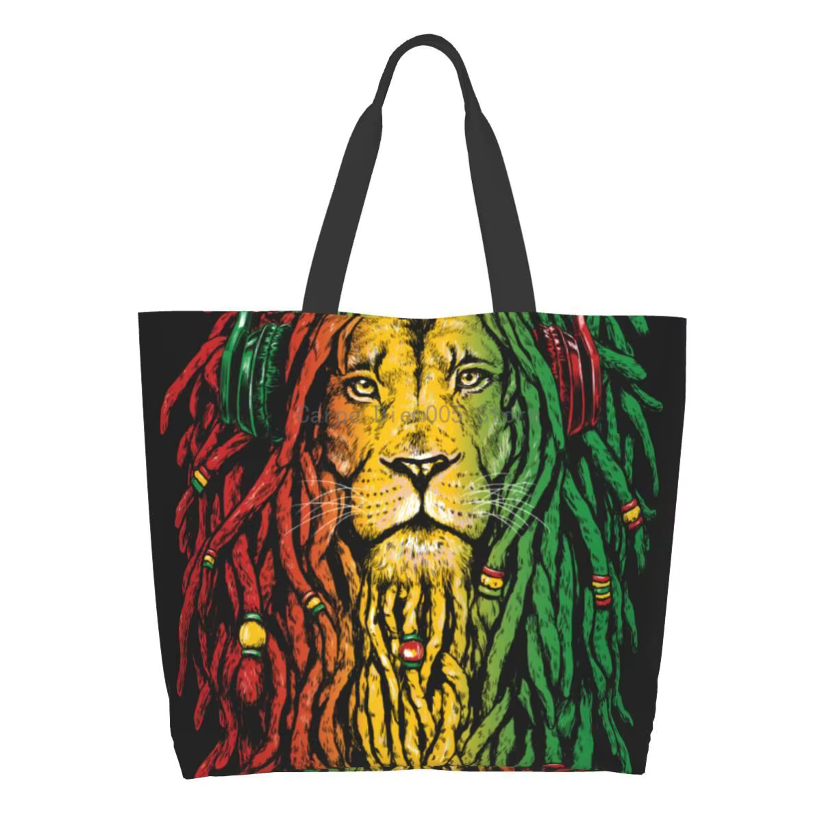 Rasta Lion2 Sac fourre-tout grande capacité pour femme