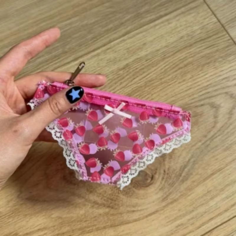 Porte-monnaie en dentelle mignon