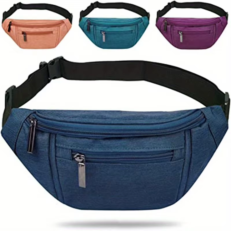 Sac banane unisexe, sac de ceinture pour voyage
