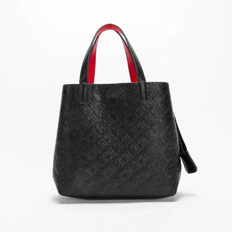 Sac à main CH classique gaufré de luxe pour femme