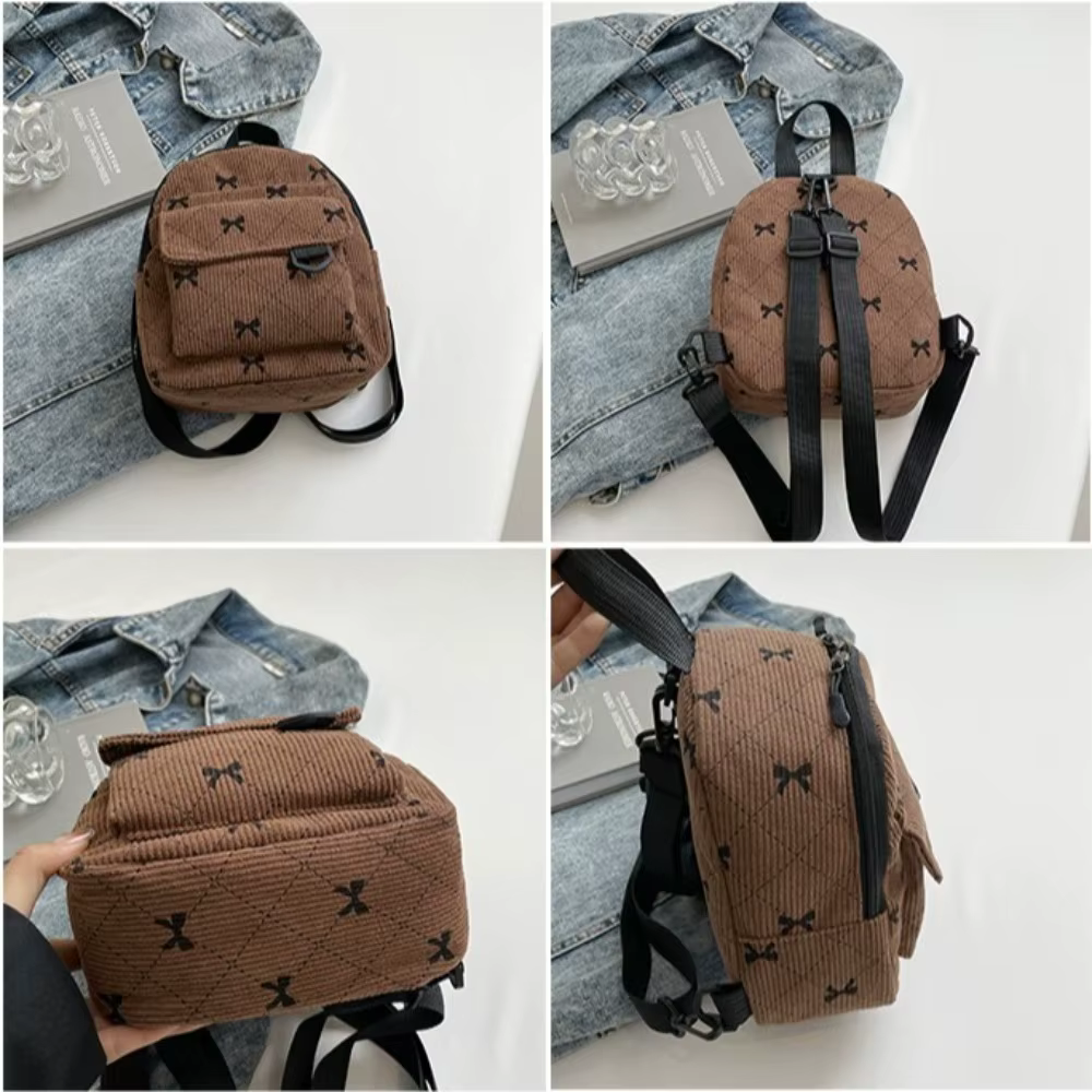 Mini sac à dos imprimé Bowvétérans t doux