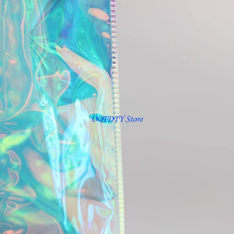 Fourre-tout transparent holographique arc-en-ciel 367A